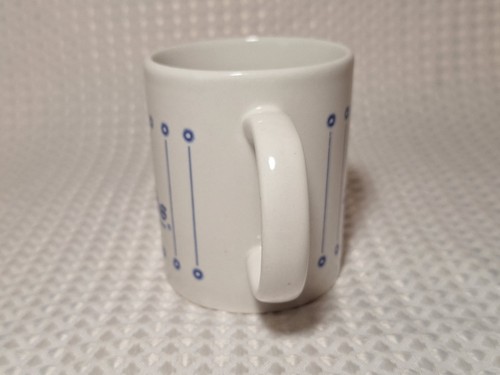 Vintage Las Vegas Sands Hotel Casino Souvenir White & Blue Coffee Mug Cup - 第 4/6 張圖片