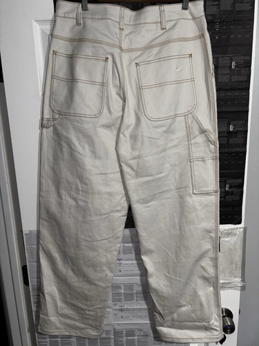 (3 Stück) Nike Life Carpenter Hose Herren Größe 32 Khaki Beige Schwarz Weiß Straight - Bild 7 von 7