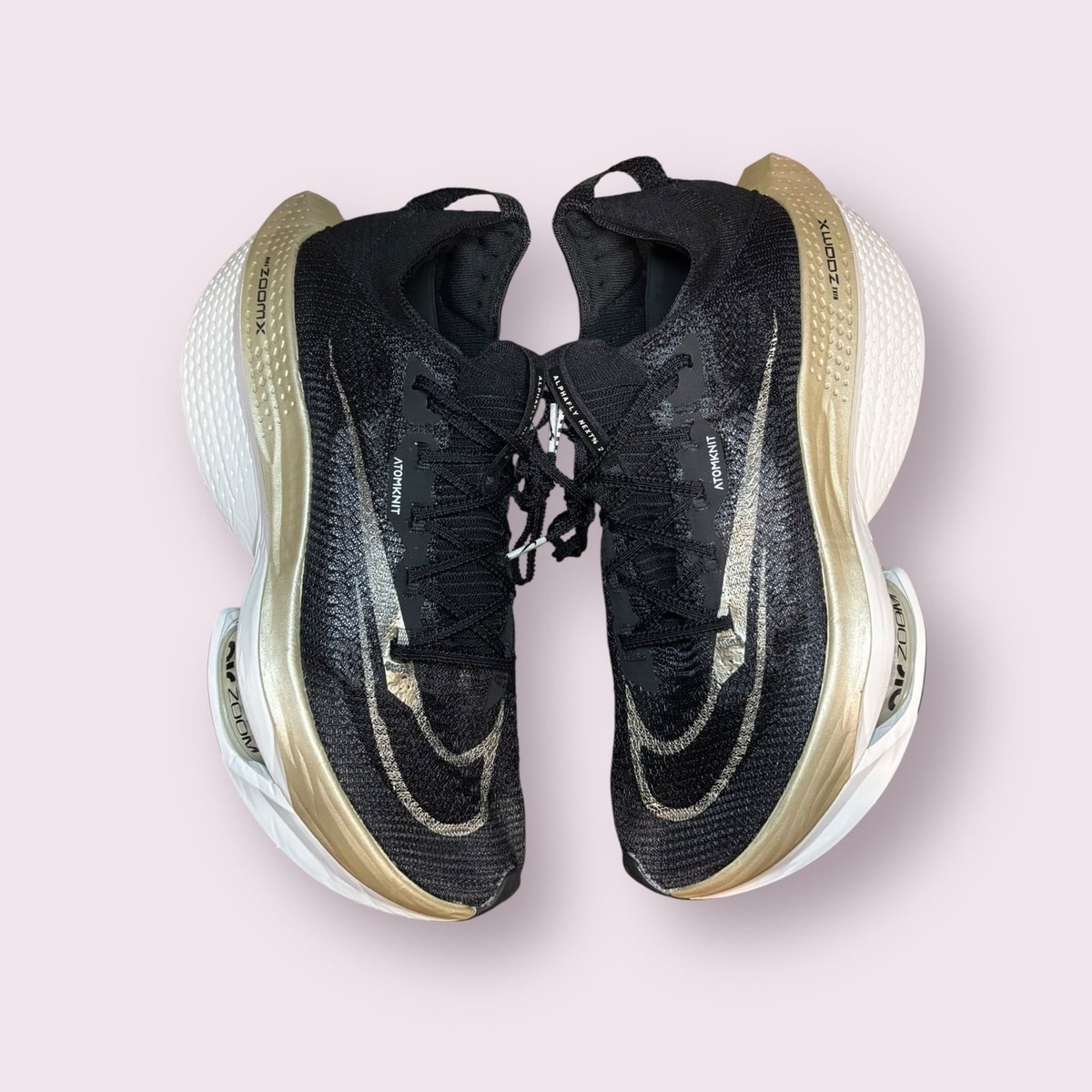 Nike Air Zoom Alphafly NEXT% 2 'Black Metallic Gold Grain