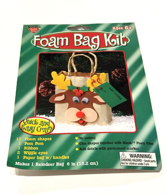 Nicole Foam Bag Kit Christmas FOM 6391 Reindeer Gift NEW