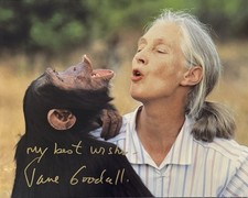 Jane Goodall Signed Autographed 8x10 Color Photo