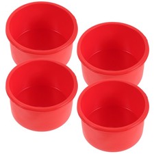4 Pcs Silicone Baking Mold Mini Cake Siliconemolds Moulds for Oven