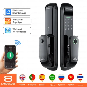 5in1 Digital Electronic Lock for Tuya smart lock w/ Biometric Fingerprint Lock