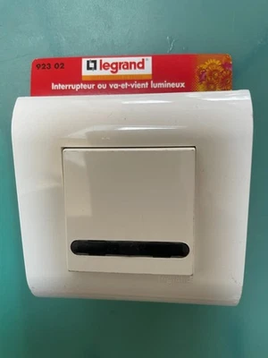 LEGRAND Legand mosaic 45 Interrupteur Va et vient lumineux 74012