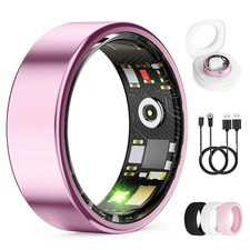Smart Ring for Women  Men, Health Tracker Ring with Heart Rate, Blood Oxygen...