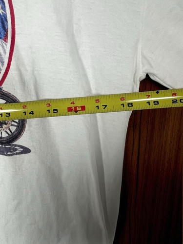 Kid Dangerous Shirt Boys XLarge 14-16 White Lion Biker American Flag Tshirt Boys - Picture 4 of 7