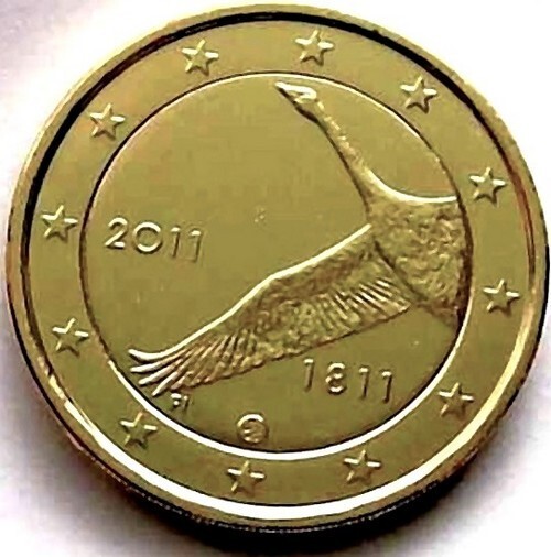 FINLANDE 2011 - BANQUE FINLANDAISE - PLAQUE OR  - 2 EUROS COMMEMORATIVE