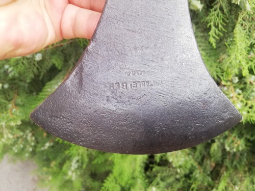 VINTAGE VECCHIO 2,07 LIBBRE RARO SECONDA GUERRA MONDIALE FRANCESE 1944 TESTA ASCIA TOMAHAWK DA TREKKING ASCIA STRUMENTO - Foto 4 di 10