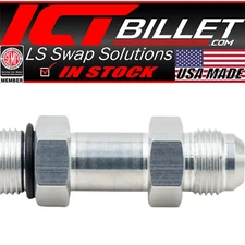 ICT Billet Extended length -10AN flare to -10AN Oring ORB Male Adapter Fitting