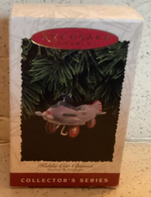 Hallmark Ornament Kiddie Car Classics Airplane by Murray NEW