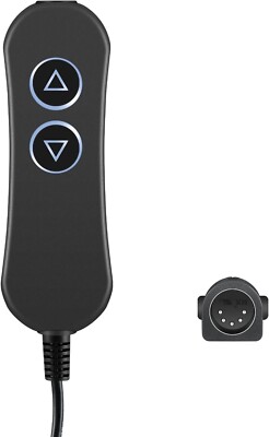 2 Button 5 Pin Prong Hand Control Handset Remote with USB and Backlight for L...