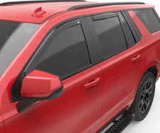 EGR Smoke In-Channel Tension Fit Rain Guards for 22-2024 Chevy Tahoe & GMC Yukon