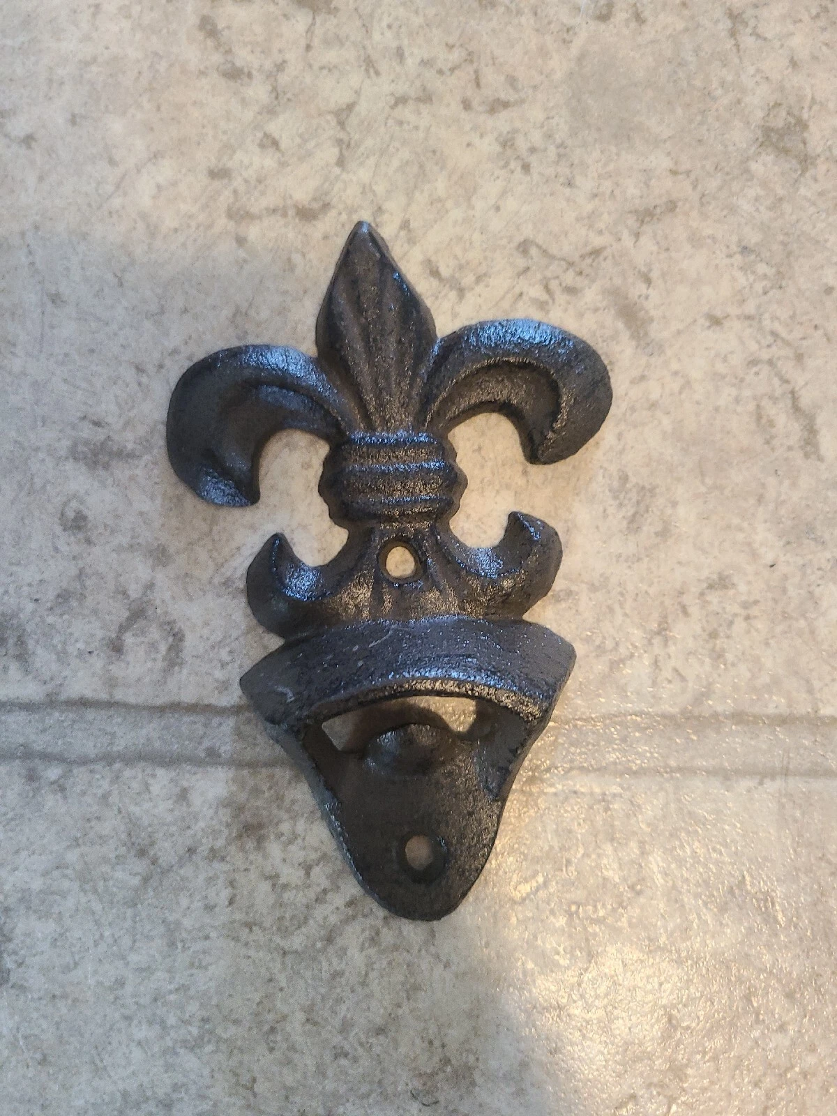 Midwest Craft House Fleur De Lis Wall Mounted Bottle Opener