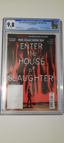 ENTER THE HOUSE OF SLAUGHTER FCBD 2021 Boom! CGC 9.8 NM/MT 1st Appearance KEY