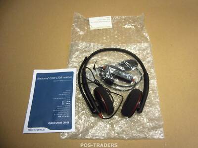 Plantronics C320 Blackwire UC Standard Version Stereo Binaural USB headset NEW