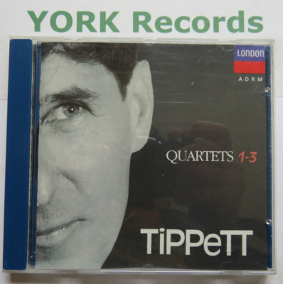 TIPPETT - Quartette 1-3 LINDSAY STRING QUARTET - Top Zustand CD London