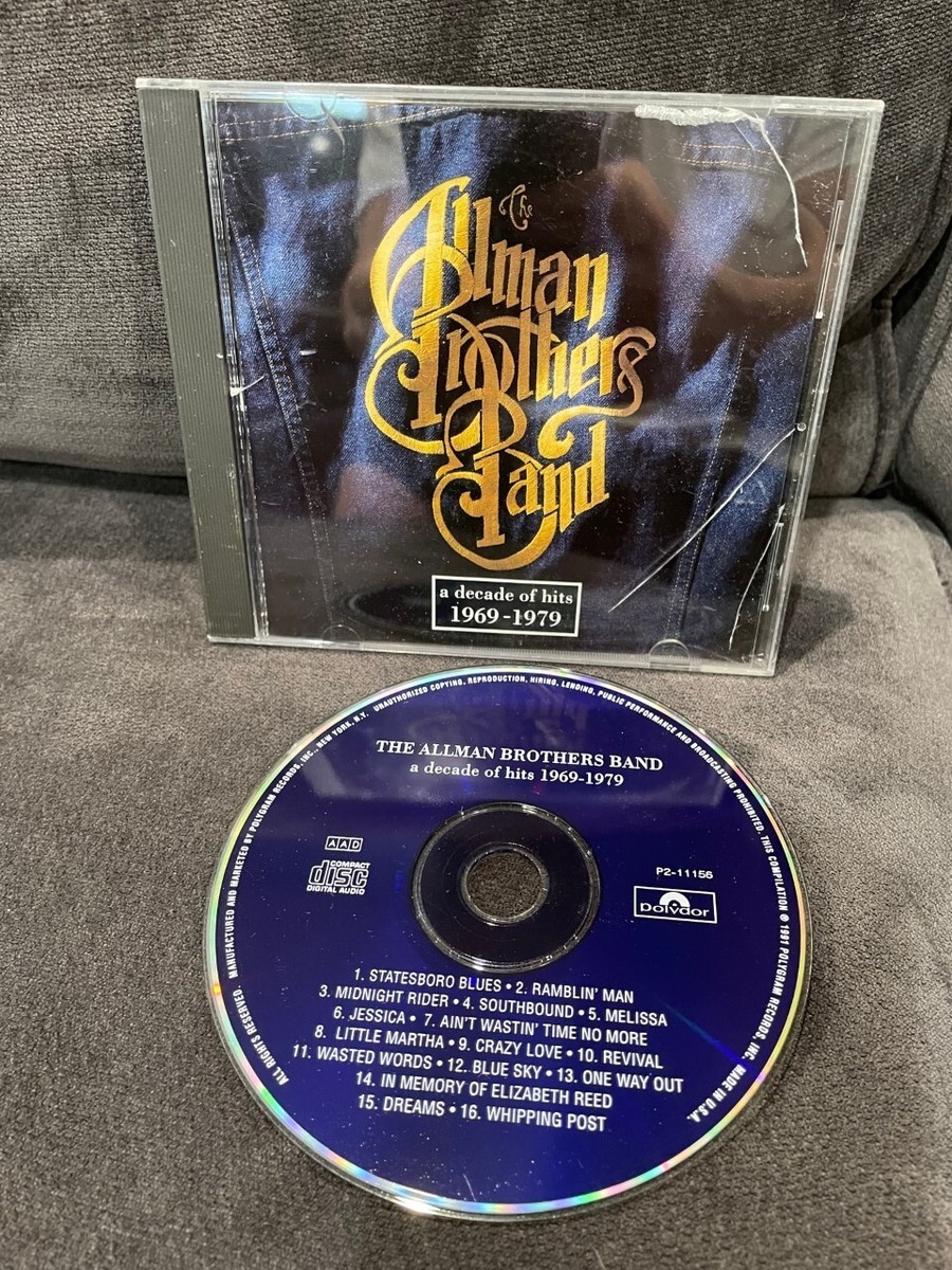 THE ALLMAN BROTHERS BAND DECADE OF HITS 1969-1979 GREATEST