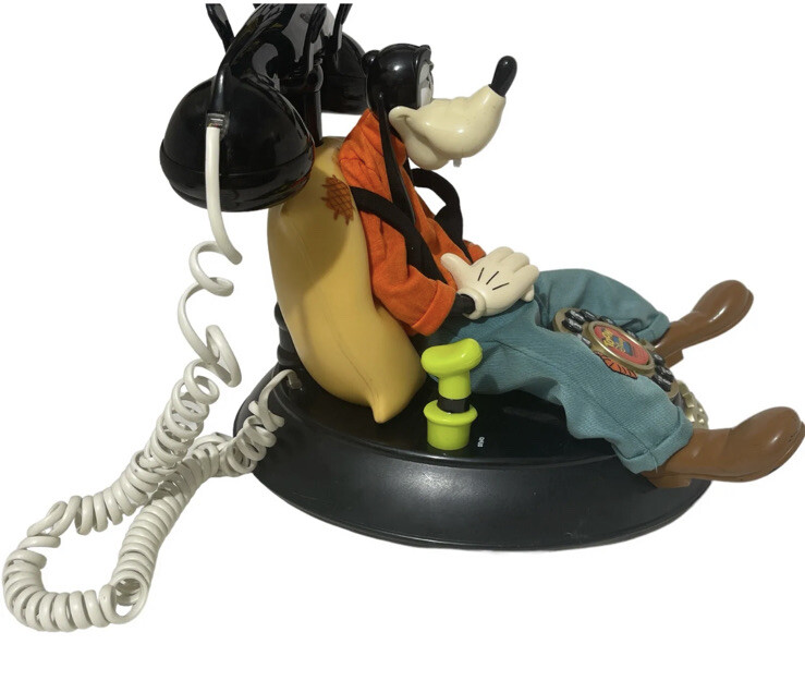 Disney's Sleeping Goofy Telemania Landline Telephone WORKS