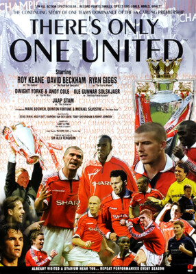 Manchester United STORY OF 2000 Premiership Championship 23x33
