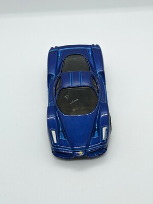 2002 Hot Wheels Blue Enzo Ferrari 1:64 Diecast Sports Car Loose | eBay