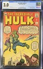 Incredible Hulk #3 Cgc Gd/Vg 3.0 1st Appearance Ringmaster! Marvel 1962