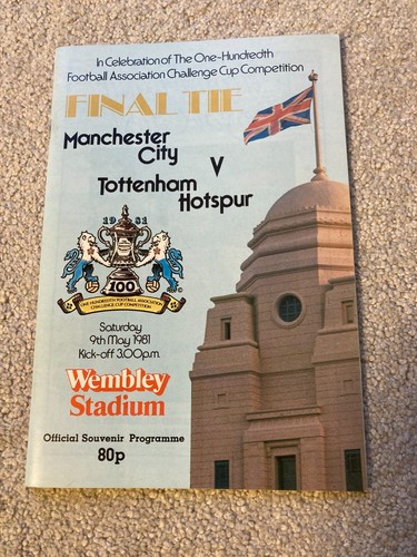 Manchester City v Tottenham Hotspur( FA Cup Final 1981)