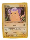 Pikachu E3 Stamped Promo Pokemon Card Base Set 58/102 Yellow Cheeks 1999