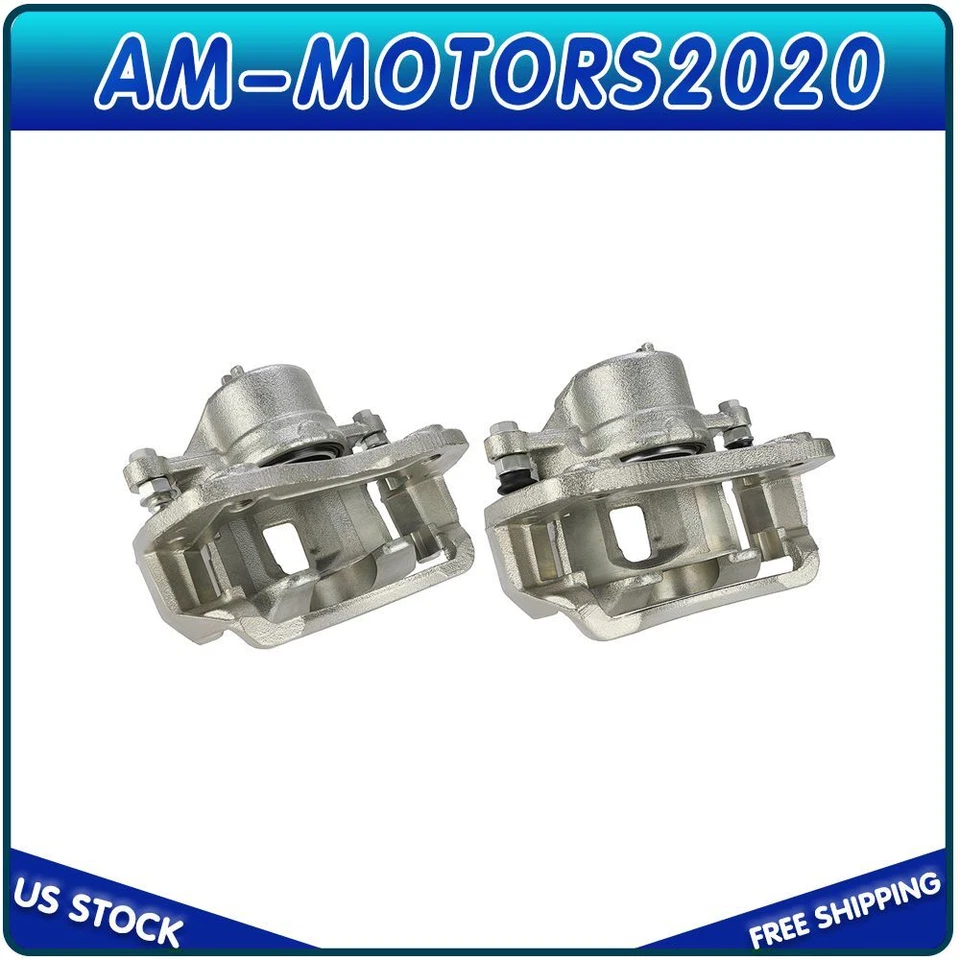 Par de pinzas de freno delanteras con soporte para Hyundai Sonata 2006 2007 2008 2009 2010 Foto 3 de 3