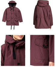 G-star Foldable Peak Mid Parka Wmn *bnwt*size-l *colour-vineyard Wine*rrp-£220