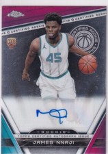 2024 Topps Chrome NBA No. CRA-JN James Nnaji Rookie Auto