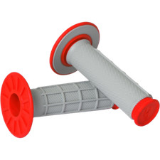 Renthal Dual Compound 50/50 Red Handlebar Motocross Grips Honda CRF250X CRF450X