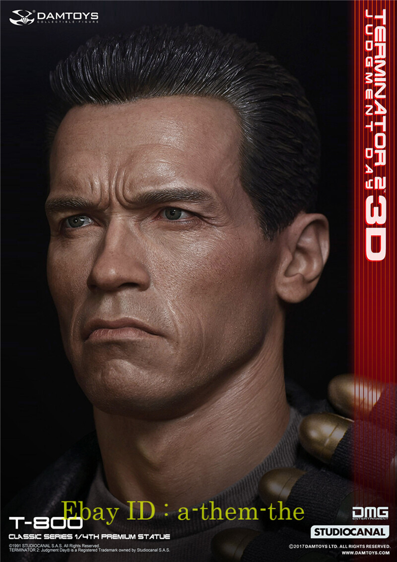 Dam toys 1/4 Terminator 2 T800 Arnold Schwarzenegger CS001
