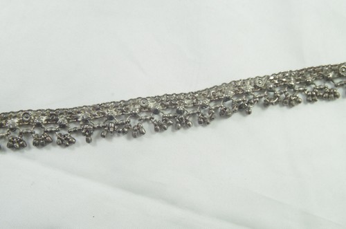 Anklet Indian Silver Traditional Antique/Vintage PR Mark 20thC 24.7g 25cm Nice - Picture 10 of 14