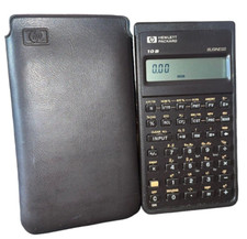 Hewlett Packard HP 10B  Taschenrechner Calculator Vintage mit Batterie 1987 ✅