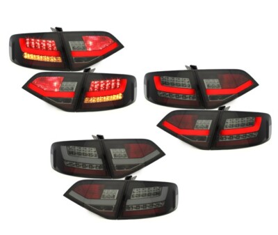 Led Heckleuchten für Audi A4 B8 08-11 Limousine Rückleuchten schwarz RA14SLBS