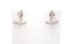 Sterling Silver 925 Cubic Zirconia Earrings C3