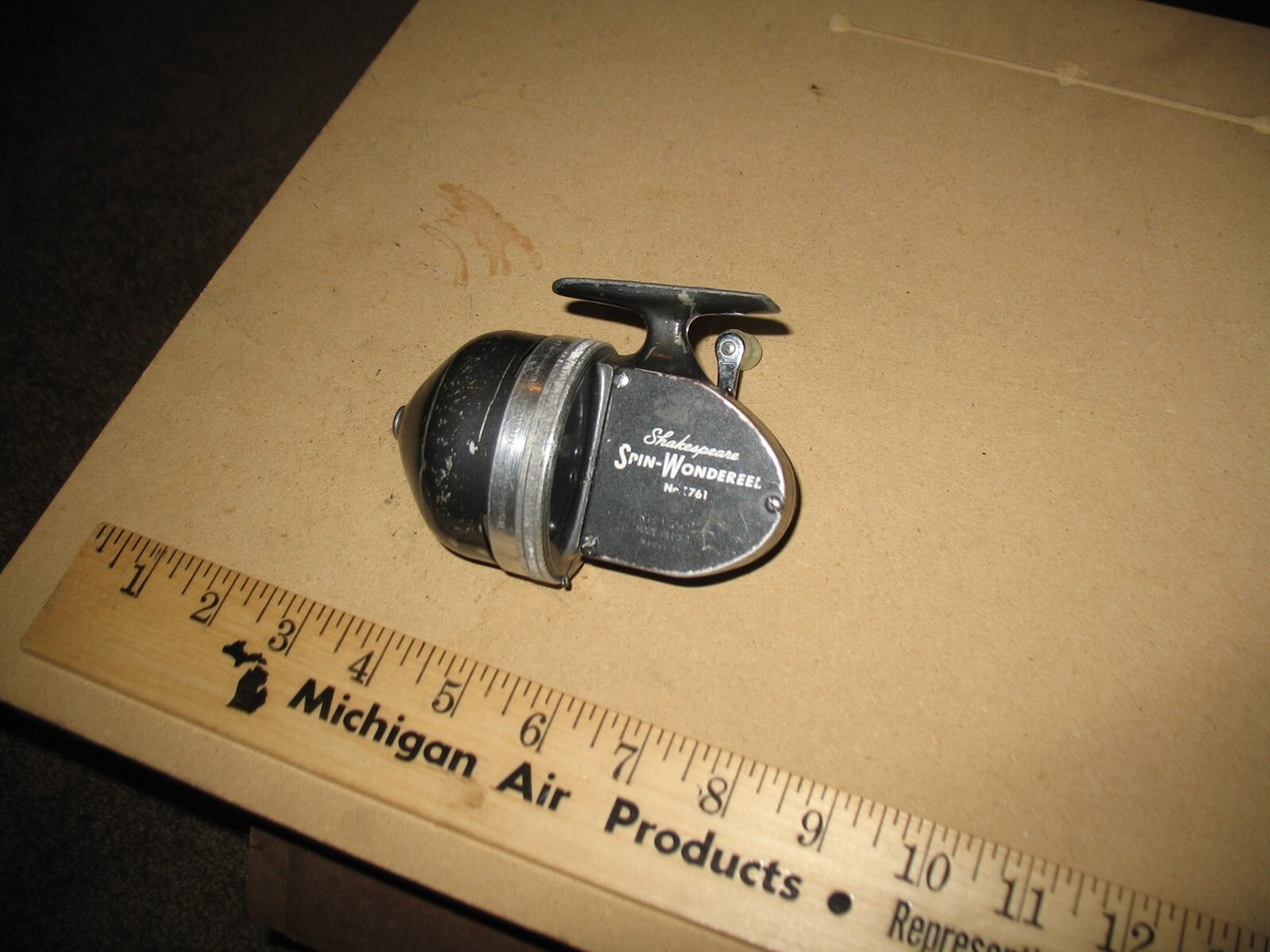 VINTAGE SHAKESPEARE FISHING REEL SPIN-WONDEREEL NO 1761 MODEL FB