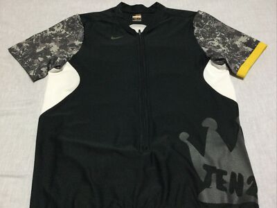 Nike Cycling Jersey Womens M (8-10) Ten 2 Fit Dry Rear