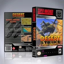 SNES Case - NO GAME - Desert Strike