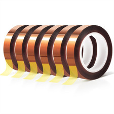 6 Rolls 10mm X 33M Heat Tape, Heat Resistant High Temperature Tape, Heat5315-