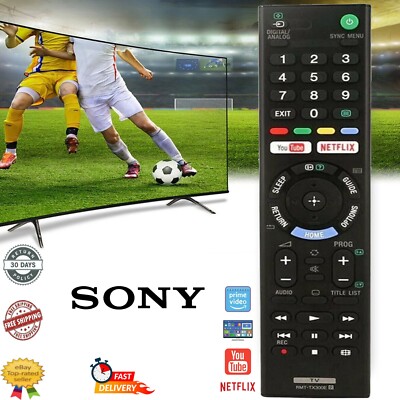 SONY TV FERNBEDIENUNG RMT-TX300E ERSATZ BRAVIA 3D NETFLIX YOUTUBE TASTEN 