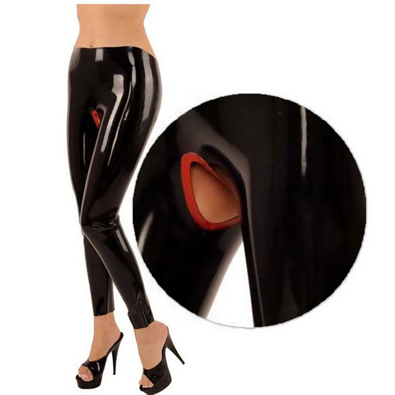 Latex Women Pants Unique Rubber Leggings Club wear Gummi 0.4mm