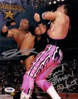 Bret Hart Bill Goldberg Signed WWE WCW 8x10 Photo PSA/DNA COA Picture Autograph