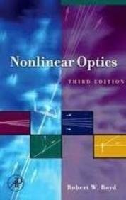 NONLINEAR OPTICS 3E By R W Boyd **Mint Condition**