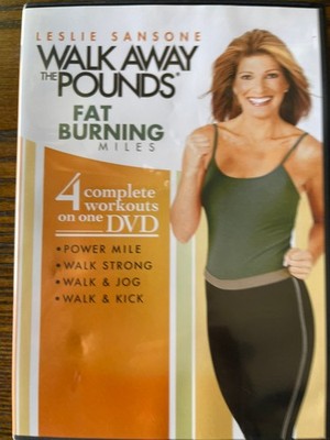 Walk Away the Pounds Fat Burning Miles DVD 2009 Leslie Sansone Workouts