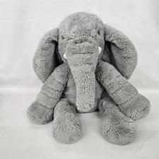 Animal Adventure Gray Elephant Sitting 12"  2019 Target Stuffed Toy Plush