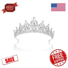 SuPoo Silver Crown Tiaras for Women Birthday Crown Crystal Crowns for Women Q...
