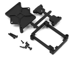 RPM 73762 ESC Cage Castle Mamba X Black For 2wd Slash, Stampede, 4x4 Rustler