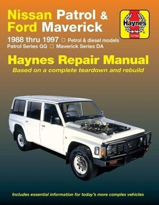 Nissan Patrol & Ford Maverick (88 - 97) by Haynes Publishing (English) Paperback