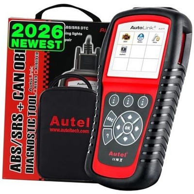  AutoLink AL619 Scanner, 2026 ABS SRS Airbag Warning Light Diagnostic Scan 